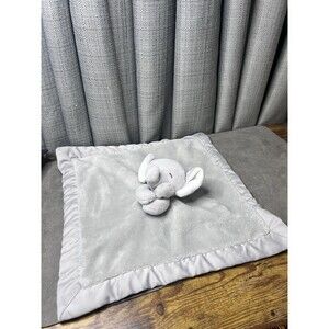 CARTERS Lovey Elephant Plush Gray Security Blanket Baby Plush 13 inch